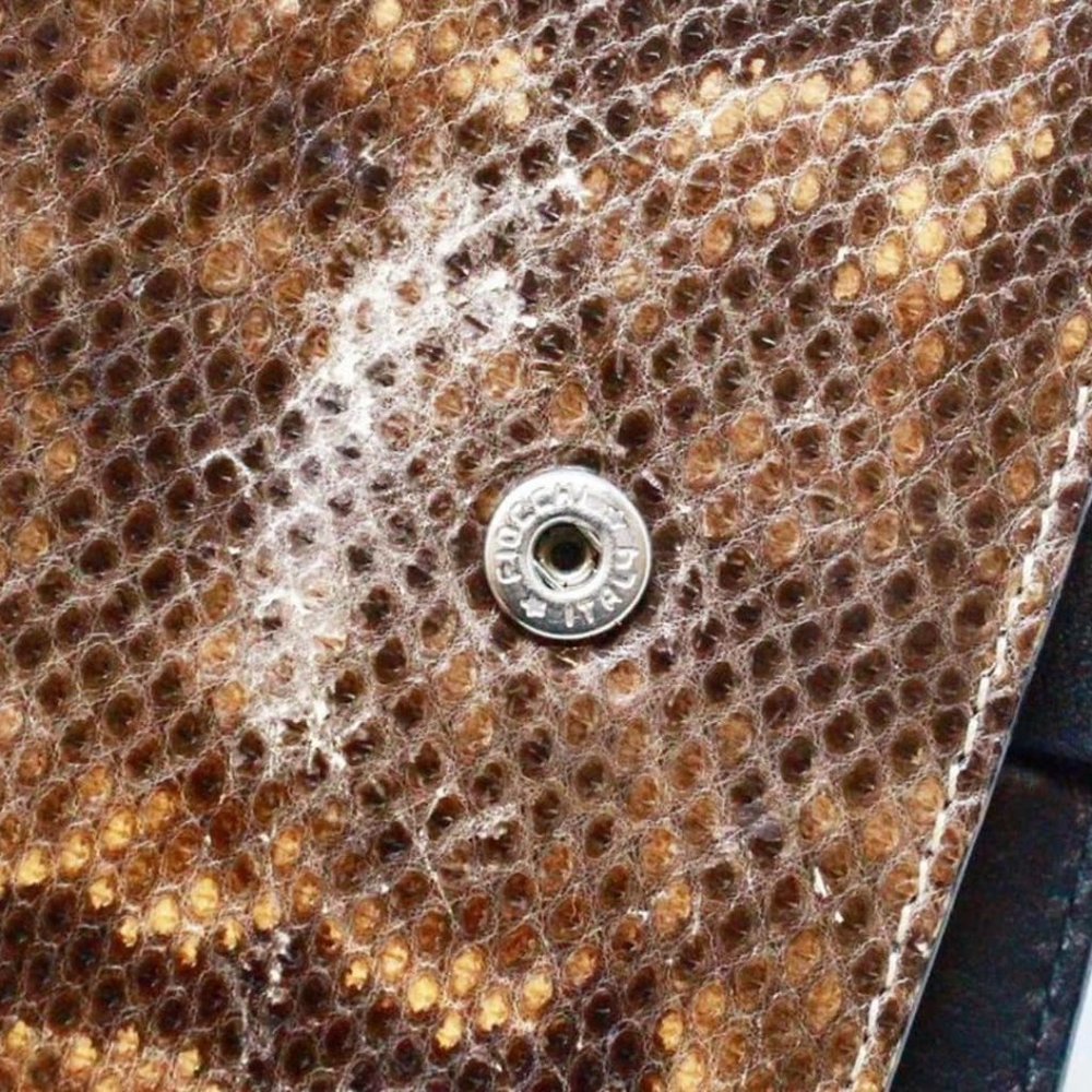 Gucci #42851 Python Leather Wallet - image 8